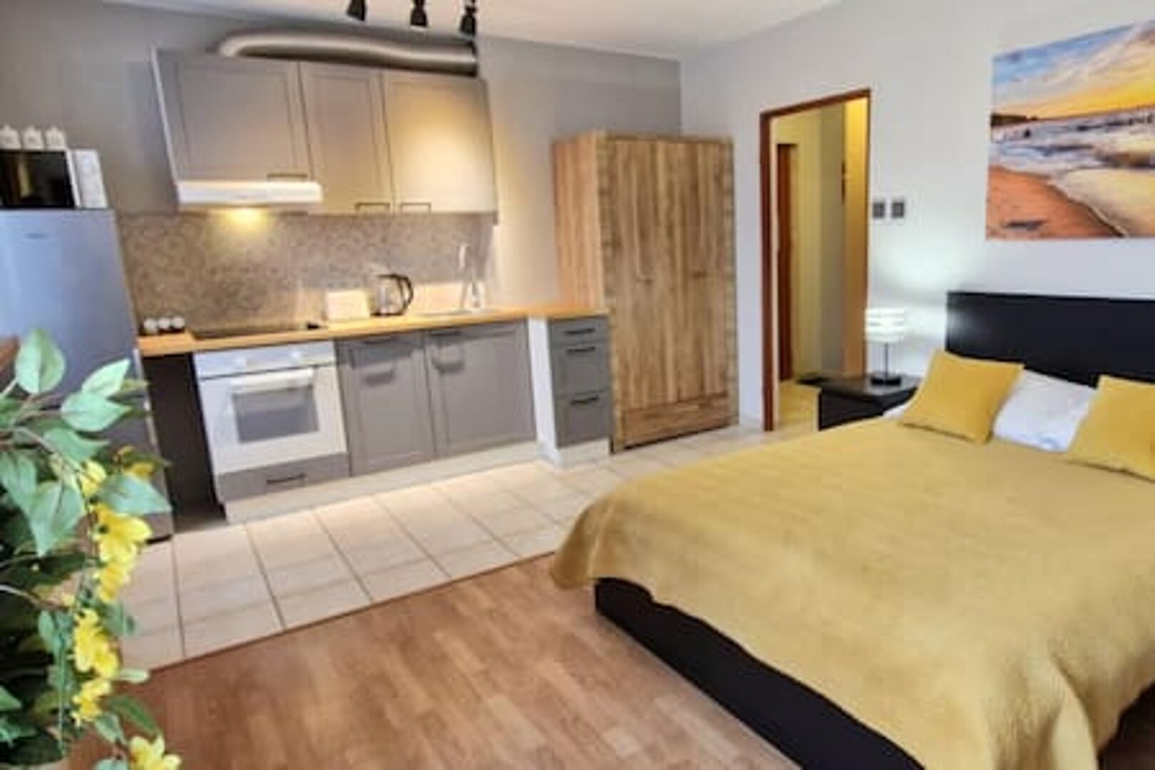 Cozy modern Apartment SUNRISE studio 35m2 balkony